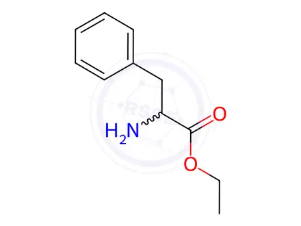 Chemical structure of (S)-Ethyl 2-amino-3-phenylpropanoate