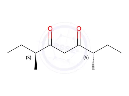 Chemical structure of (3S,7S)-3,7-Dimethylnonane-4,6-dione