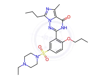 Chemical structure of Vardenafil Impurity 68