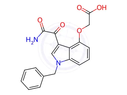 Chemical structure of Varespladib Impurity 122
