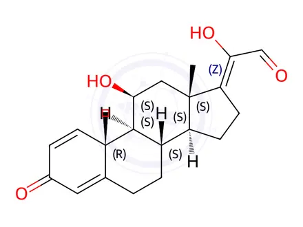 Chemical structure of Prednisolone Impurity 87
