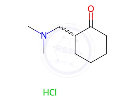 Chemical structure of Tramadol Hydrochloride Impurity 5 (Tramadol Hydrochloride EP Impurity E Hydrochloride) (Mixture of Enantiomers)