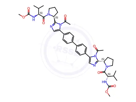 Chemical structure of Daclatasvir Hydrochloride Impurity 40