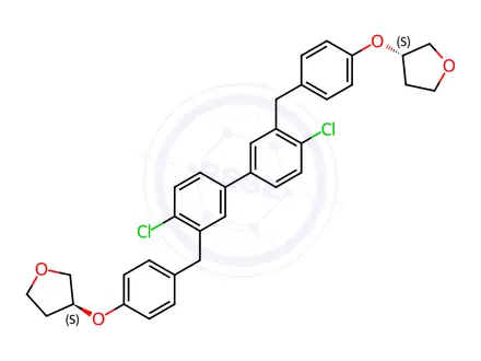 Chemical structure of Empagliflozin Impurity 12