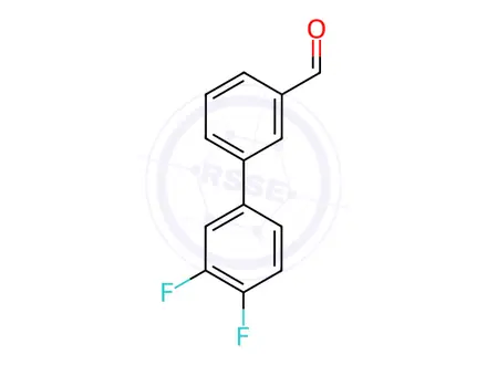 Chemical structure of 3',4'-DIFLUOROBIPHENYL-3-CARBALDEHYDE