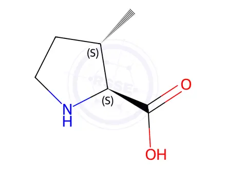 Chemical structure of (2S,3S)-3-METHYLPYRROLIDINE-2-CARBOXYLIC ACID