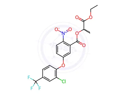 Chemical structure of Lactofen