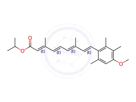Chemical structure of Acitretin Impurity 1
