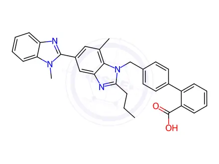 Chemical structure of Telmisartan EP Impurity B