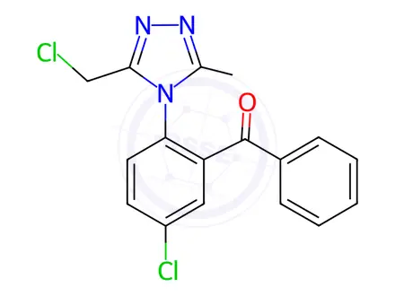 Chemical structure of Alprazolam-Impurity F