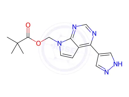 Chemical structure of Ruxolitinib Impurity 21