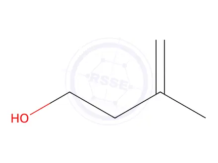 Chemical structure of 3-Methyl-3-buten-1-ol