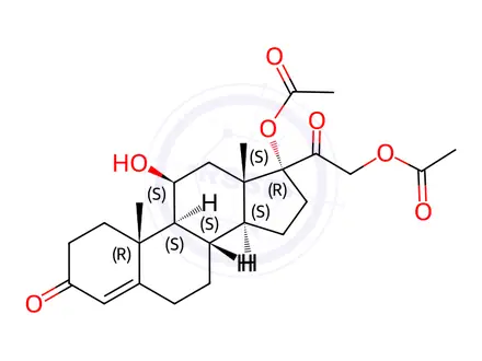Chemical structure of Triamcinolone Hexacetonide Impurity 4