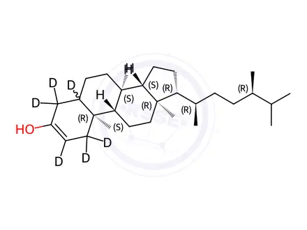 Chemical structure of campesterol-d6