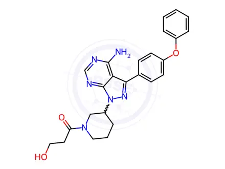 Chemical structure of Ibrutinib Impurity 69