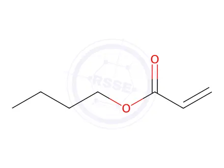 Chemical structure of 2-Propenoic acid, polymer with butyl 2-propenoate, chloroethene and ethenyl acetate