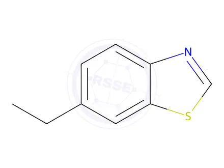 Chemical structure of Benzothiazole, 6-ethyl-(9CI)