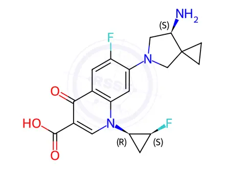 Chemical structure of Sitafloxacin Impurity 27