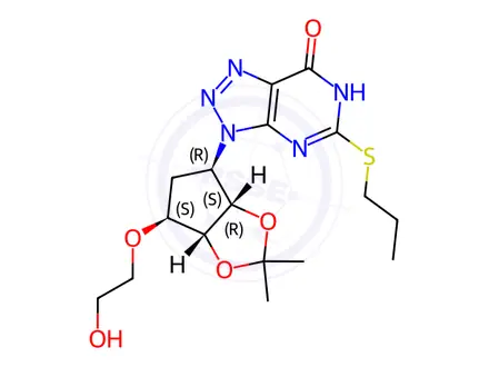 Chemical structure of Ticagrelor Impurity 510