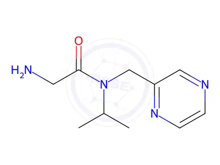 Chemical structure of 2-Amino-N-isopropyl-N-(pyrazin-2-ylmethyl)acetamide