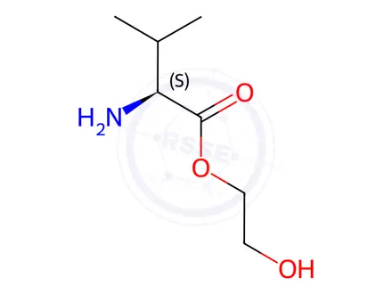Chemical structure of Valaciclovir EP Impurity F