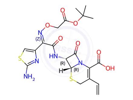 Chemical structure of Cefixime Impurity 19