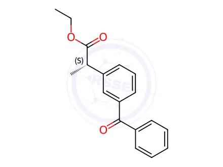 Chemical structure of (S)-Ketoprofen Impurity 40
