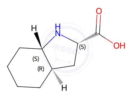 Chemical structure of Trandolapril Impurity 8