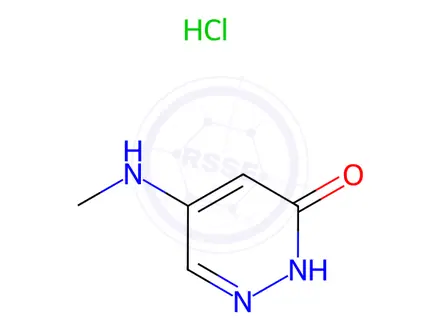 Chemical structure of 5-(methylamino)-2,3-dihydropyridazin-3-one hydrochloride