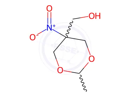 Chemical structure of (2-Methyl-5-nitro-1,3-dioxan-5-yl)methanol