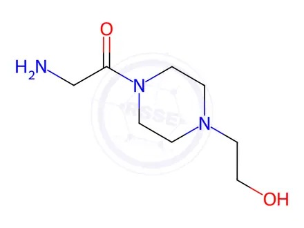 Chemical structure of 2-Amino-1-[4-(2-hydroxy-ethyl)-pip