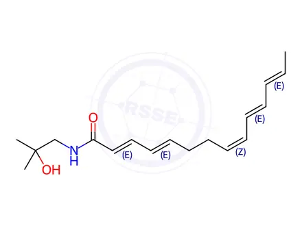 Chemical structure of Hydroxy-γ-sanshool