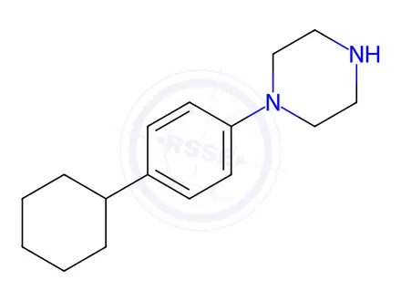 Chemical structure of 1-(4-CYCLOHEXYL-PHENYL)-PIPERAZINE DIHYDROCHLORIDE