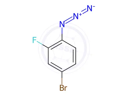 Chemical structure of 1-azido-4-bromo-2-fluorobenzene