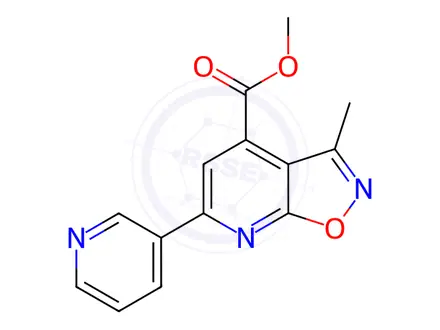 Chemical structure of Methyl 3-methyl-6-(pyridin-3-yl)isoxazolo[5,4-b]pyridine-4-carboxylate