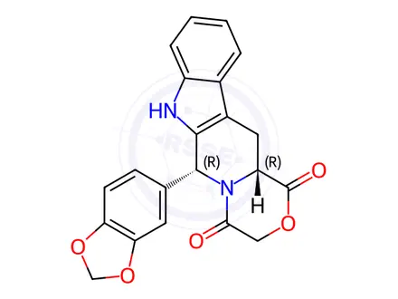 Chemical structure of Tadalafil Impurity P