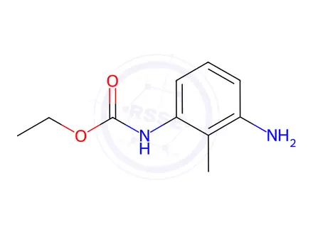 Chemical structure of ethyl N-(3-amino-2-methylphenyl)carbamate