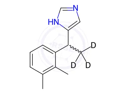 Chemical structure of Medetomidine-d3 Hydrochloride