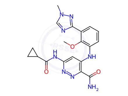 Chemical structure of Deucravacitinib Impurity 13