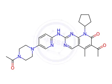Chemical structure of Palbociclib Impurity 96