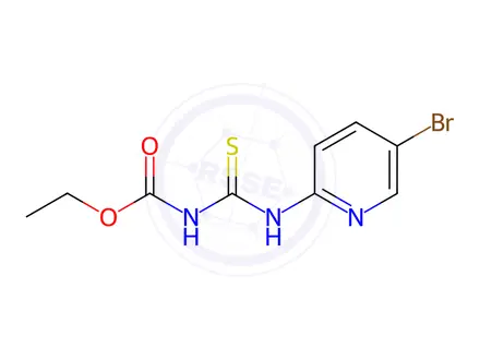 Chemical structure of Ethyl [(5-bromopyridin-2-yl)carbamothioyl]carbamate