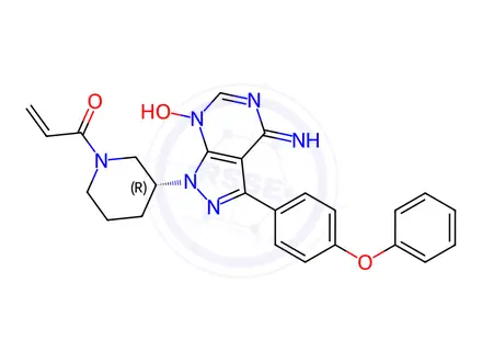 Chemical structure of Ibrutinib Impurity 336