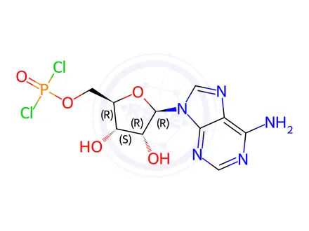 Chemical structure of Adenosine Impurity 128