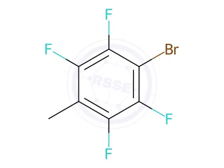 Chemical structure of 4-Bromo-2,3,5,6-tetrafluorotoluene