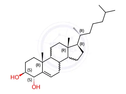 Chemical structure of 4 Alpha-Hydroxy Cholesterol