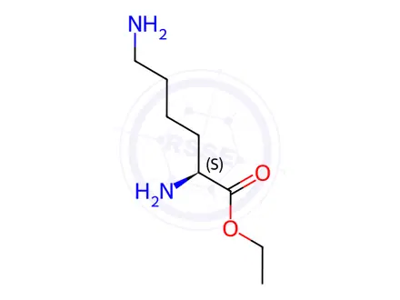 Chemical structure of H-Lys-OEt