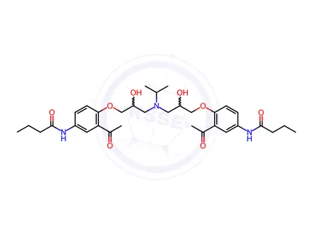 Chemical structure of Acebutolol EP Impurity G