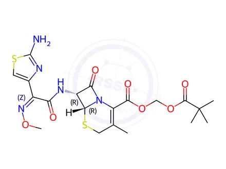 Chemical structure of Cefditoren Impurity 21