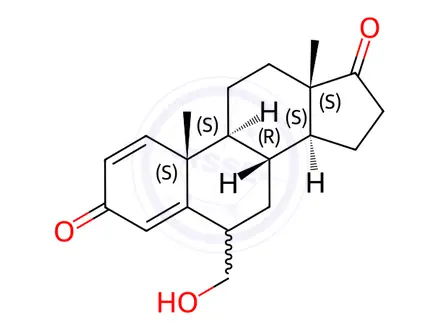 Chemical structure of Exemestane Impurity 12 (Exemestane EP Impurity B)