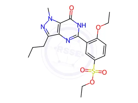 Chemical structure of Sildenafil Impurity 18